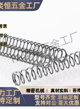 压缩弹簧YVUF-D5D6D8-L15L20L25L30L35L40L45L50L55L60L65L70L80