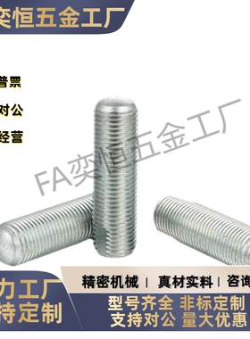 调整螺丝组件ANSN16/20-45/50/60/70/80/100/120扳手槽型粗牙