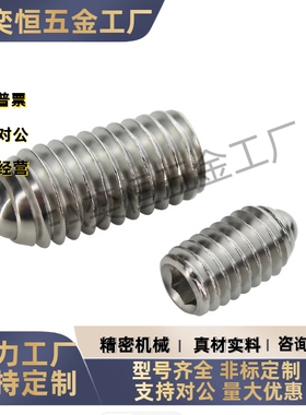 BPK3 4 5 6 8不锈钢球头柱塞 短型定位波珠螺栓
