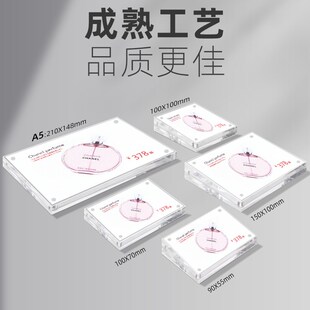 亚克力斜面强磁台签台卡价格标价牌桌面迷你展示牌超市商场产品名