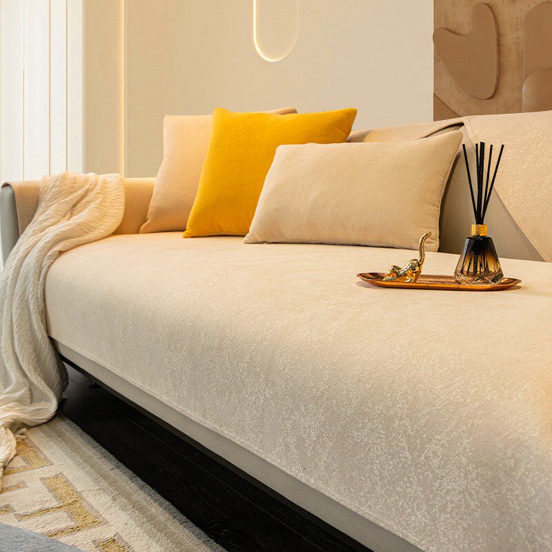 【唯蒂妮】雪尼尔沙发垫四季通用座垫子万能套罩简约高档防滑坐垫