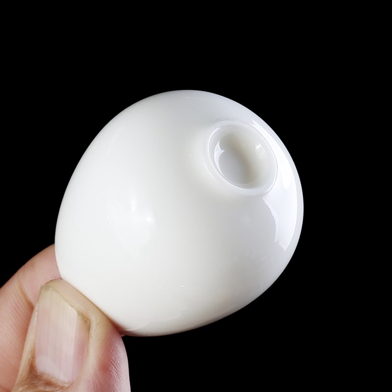 德化羊脂玉瓷描金酒盅4钱小号白酒杯套装创意烈酒迷你陶瓷一口杯