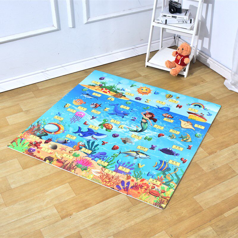 宝宝防摔泡沫地垫加厚拼接卡通拼图儿童家用卧室防潮铺地板垫子