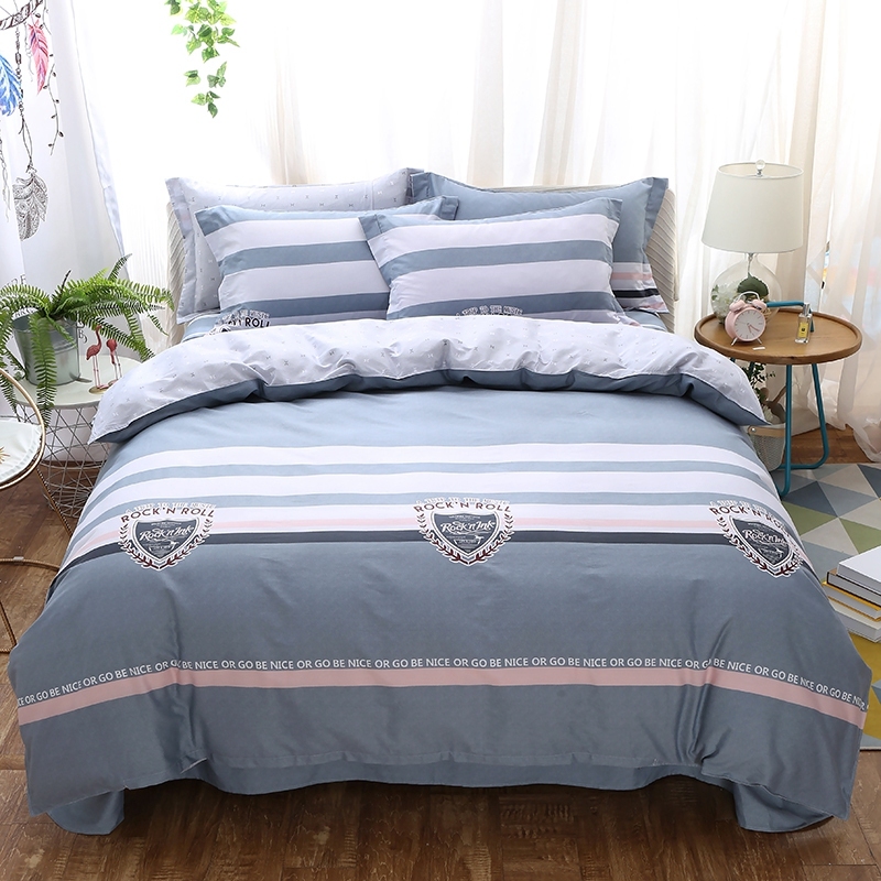 一米八乘两米1米8x2米床上四件套纯棉全棉1.8x2.2床单被套180x200