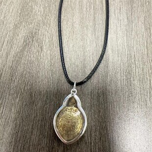 泰国特色 佛牌 龙婆银 清债龟 吊坠 原庙 送锦袋  链子