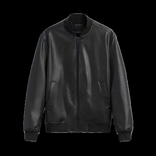 春秋季 800男士 新品 仿皮飞行员夹克ZA3918420 皮衣外套 男装 柜429