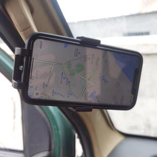 大货车拉手把手机支架挖掘机铲车装载车面包车汽车导航车载手机夹