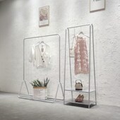 店男装 铁艺服装 店中岛货架陈列架童装 女装 店挂衣架 店展示架落地式