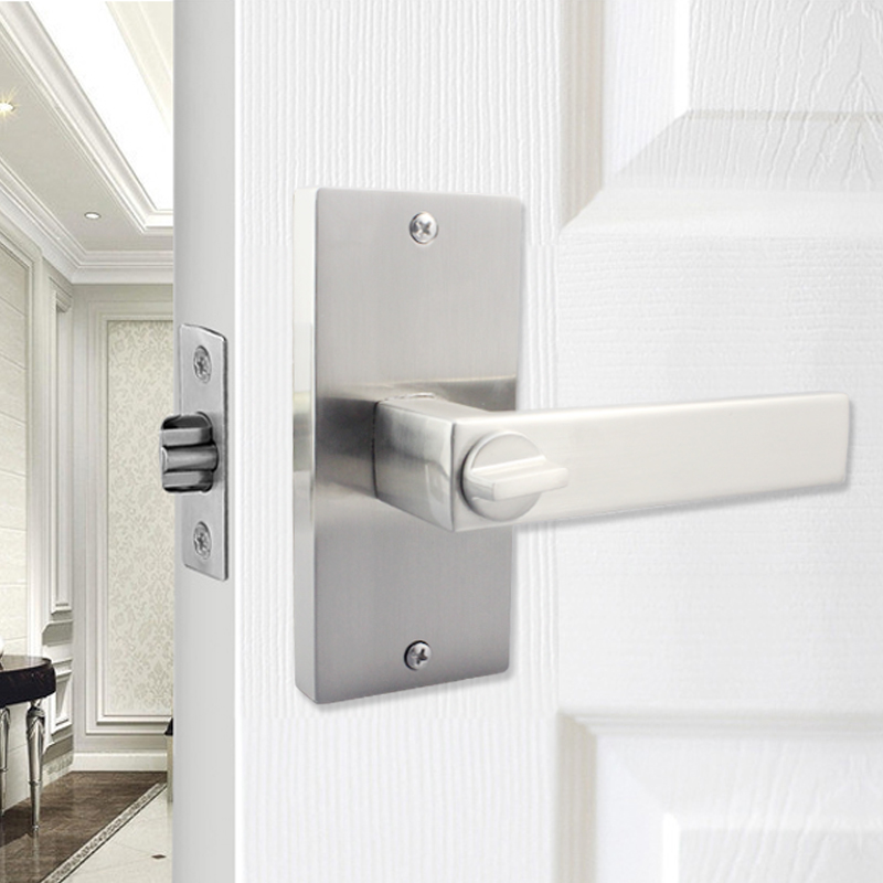 单舌三杆长面板锁替换球形锁塑钢三柱锁药厂无菌室用面板孔距110