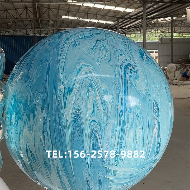 星球雕塑商业美陈店铺装置摆件户外景观月球模型大型圆球空中装饰