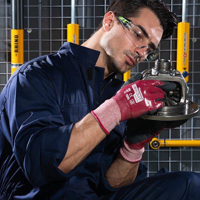 胶皮手套劳保工作耐磨防滑工地干活劳动涂指工业防油耐油丁腈防水,居家日用,防护手套,淘宝优惠券,粉丝福利购,淘宝优惠卷