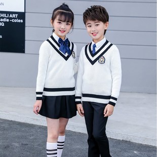 儿童合唱演出服中小学主持朗诵演讲服装秋冬季元旦表演服毕业班服