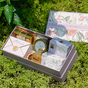 23年新款法式伴手礼盒子花园结婚礼订婚伴娘女礼物盒复古高级手提