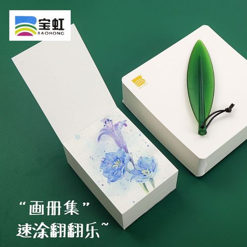 宝虹学院级水彩纸禅绕画纸砖棉浆纸300g水彩纸小学生儿童手绘画画