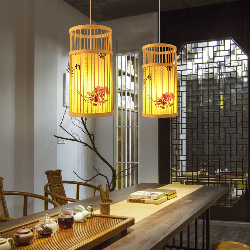 餐厅竹编竹艺吊灯禅意创意个性餐厅火锅店灯笼灯饭店民宿灯笼灯具,家装灯饰光源,餐厅吊灯,淘宝优惠券,粉丝福利购,淘宝优惠卷