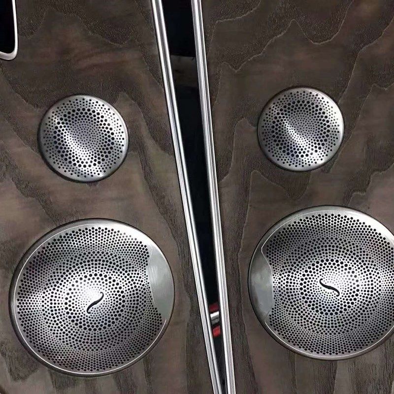 适用于奔驰GLC/E/C级中置A柱环绕高中低音汽车喇叭柏林6件套盖板