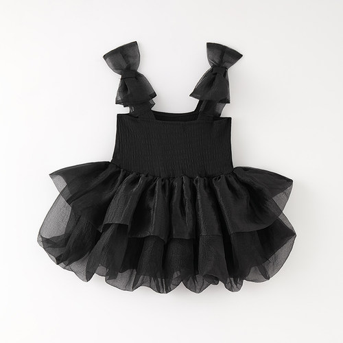 女童夏季连衣裙2023小女孩吊带裙网红女宝宝网纱蓬蓬裙儿童公主裙