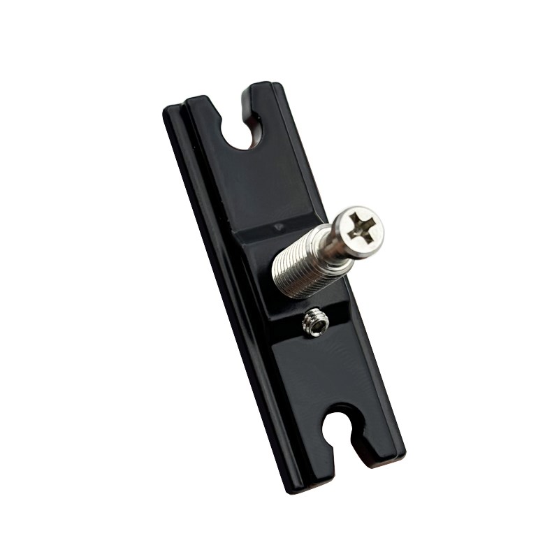 断桥铝合金推拉门滑块单锁点锁扣钩锁门锁配件单点活动插扣螺丝