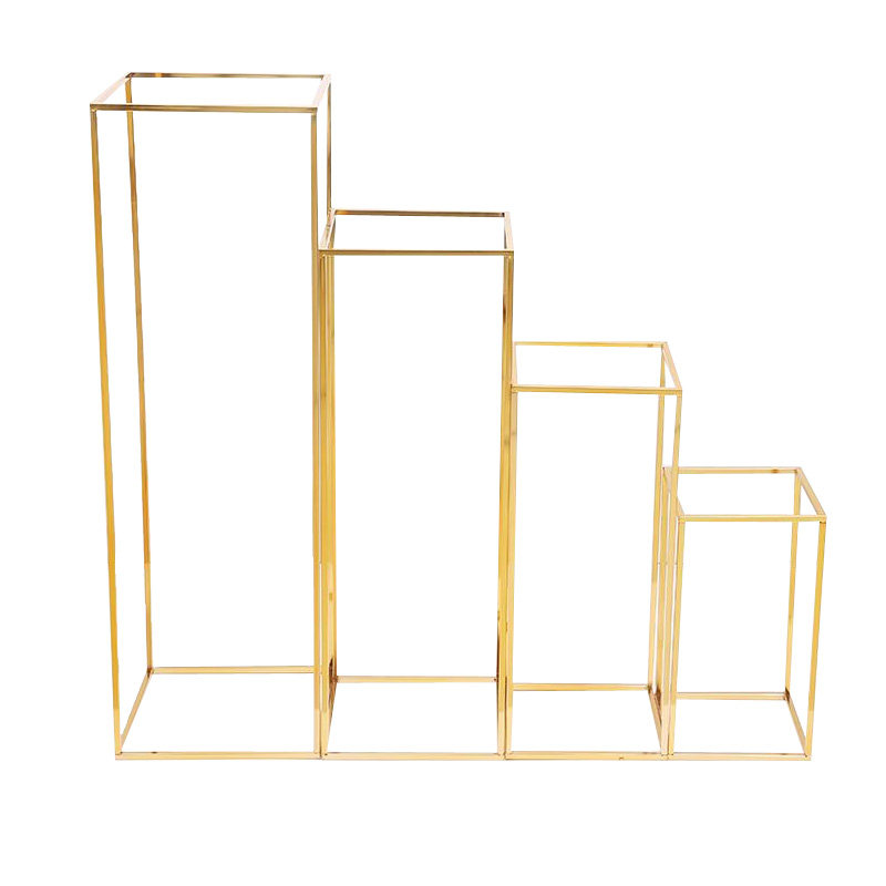 婚庆铁艺架子金色方框几何路引架T台现场装饰布置道具婚礼花架,节庆用品/礼品,路引,淘宝优惠券,粉丝福利购,淘宝优惠卷