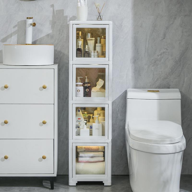 30cm夹厨缝收纳柜子房置物架加多厚层卫生储物柜铝合金家用VOJ间