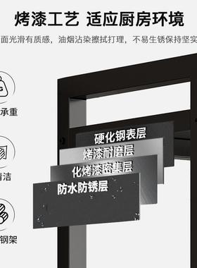 厨纳房物架落地多层蔬844941菜篮子收架多功能微置波炉烤箱货物架