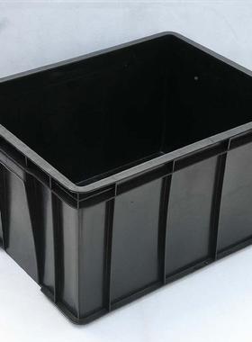 WSB防静电转箱电子厂周黑色防静电胶框抗静用电塑箱料610*420*240
