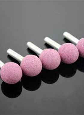 6mm柄棕刚玉红色圆柱圆锥电动砂轮x打磨磨头6*14/16/20/25/30包邮