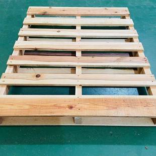 制美标实托盘DMD出口木卡板四面进进叉熏蒸木质物栈木板叉车仓定