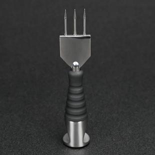 新款可拆大三叉凿冰锥卸酒凿冰器冰锥球凿冰PPK黑色调手柄三叉冰