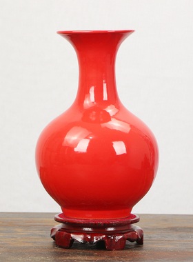 新中式葫芦小摆件喜庆红色结婚礼物客厅装饰摆设乔迁新.居开业礼