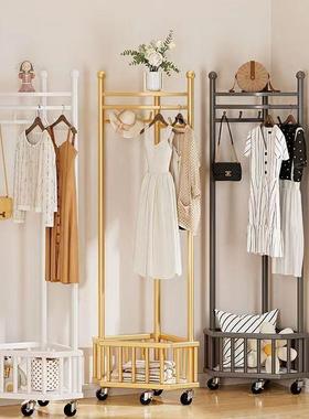 转衣角架落73326地卧室挂衣多功能用客厅家网红轻奢晾架衣架衣帽
