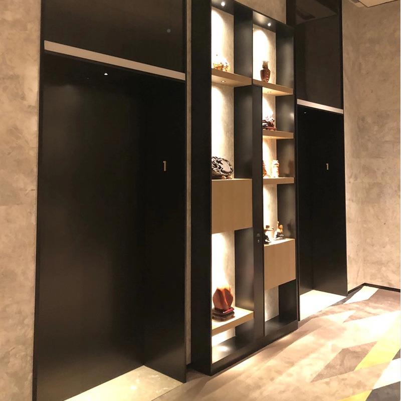 不锈钢电边梯LKE门包套装饰线条镜面电梯框酒店电门框金属装饰梯