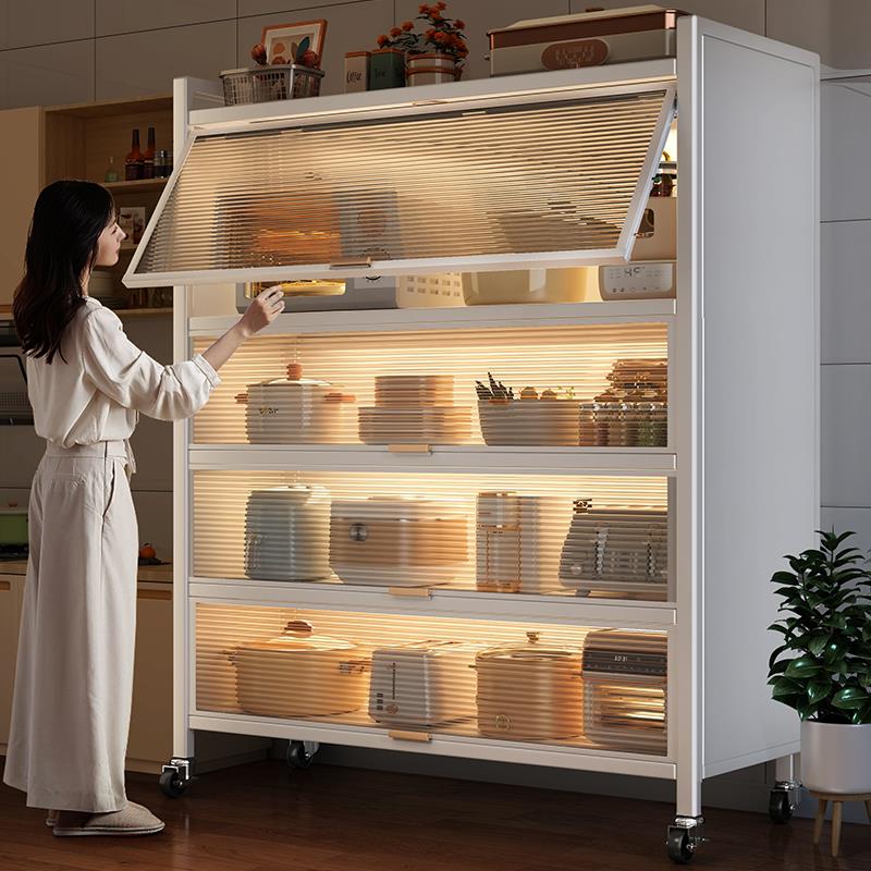 地帅仕厨房置物架收落多层纳柜子家用微波炉橱柜餐储边TFGG-505多