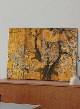 樱B-366梅柳图中式小众艺术装饰客厅餐厅室日料馆民画宿日式挂复