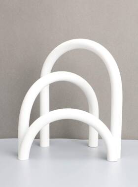 厂家欧力卧式亚克摆件样板房家居室书房厅桌面玄关铁艺饰111客品