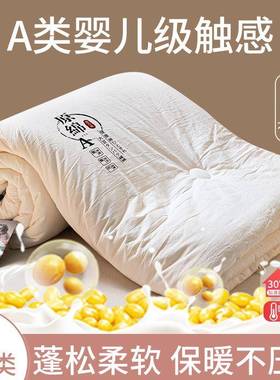 子a类大豆纤维被加厚冬被春秋被芯夏暖凉被单人学厂家直供保生宿