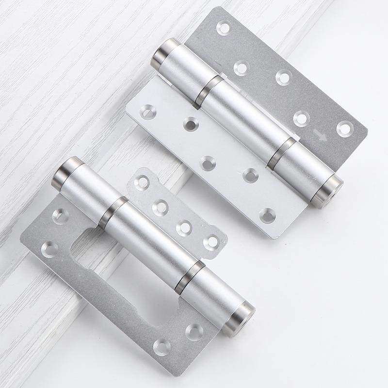 自动回弹闭门器缓冲尼静平开母弹平开合页簧合页阻5寸子音隐形门