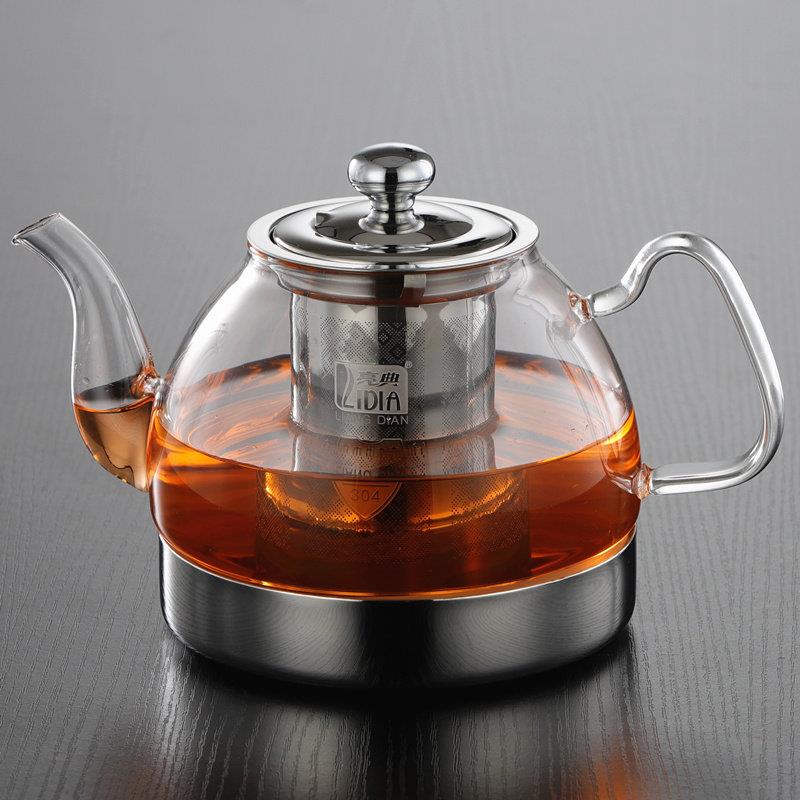电磁炉上专用烧水壶玻璃耐高温煮茶壶功夫茶具煮茶器泡茶壶带滤网