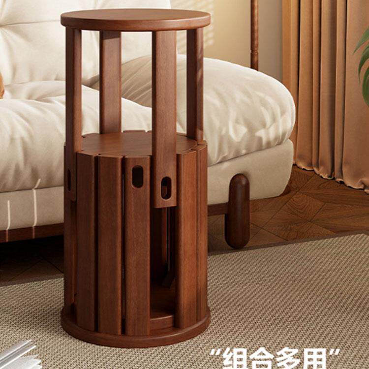 叠叠乐凳子茶几家用实木凳子圆凳新中式木头板凳收纳堆叠摞矮凳子