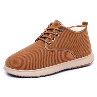 软底女鞋 2025棉鞋 加绒保暖防滑舒适休闲鞋 新款 百搭一脚蹬厚底 冬季