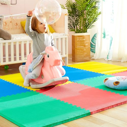 明德环保泡沫拼接垫客厅卧室加大加厚宝宝防摔爬行垫60*90送边条