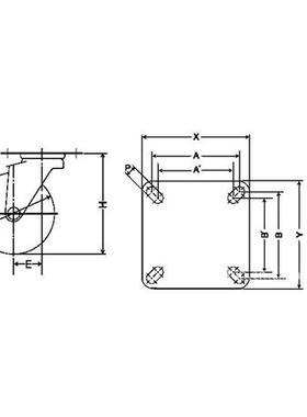南STM1蓝色聚脚氨XUP酯VU-7500125活动轮系星列