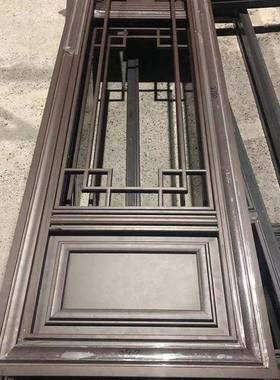 OHE仿古窗仿古屏风中式花玄关格隔断实木花门格窗门定制新中式