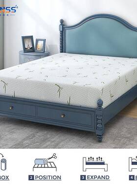 二层记棉垫罩透气冷TSA床凝胶记忆忆泡却沫加厚床垫