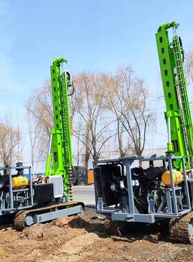 型光伏板打桩机地钉打桩设地NBG备小地螺丝钻丁孔机螺旋压桩机