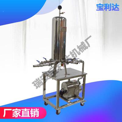 架势不锈带自吸泵微孔过SLU滤器过滤饮料膜各钢种液体过滤器