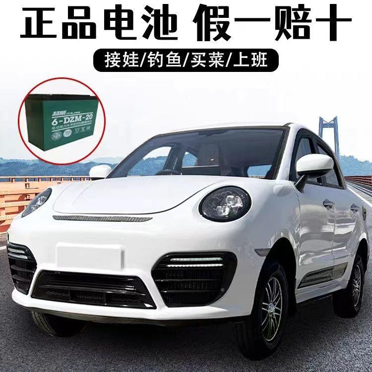 女士新能源成人年电动四车AMU家用车代步车油电两老用全轮封闭汽