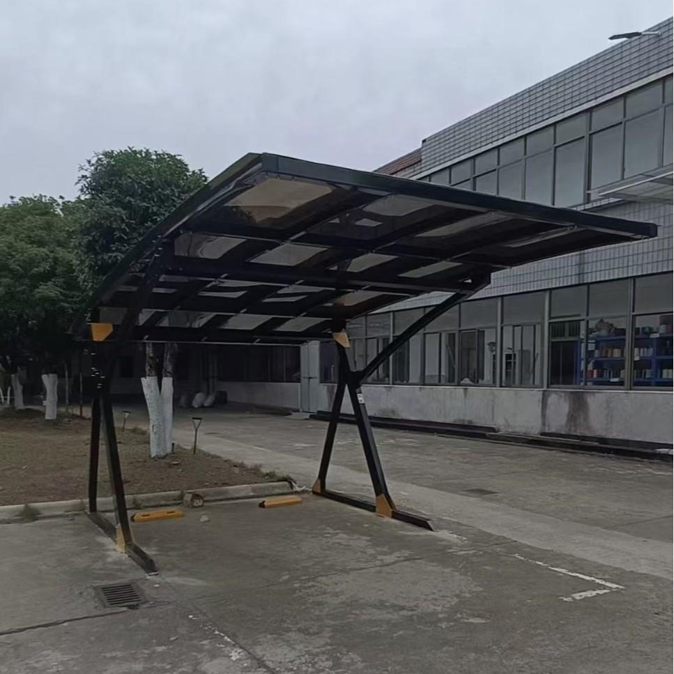 膜结汽车KTN停车棚户外轿车遮阳棚构墅电桩防雨蓬充別庭院小区车