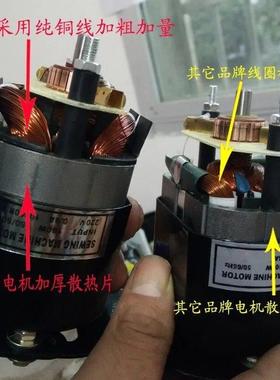 脚踏踩老铜式家用裁2缝纫机电机衣车配件10W85ULU0锁边机220V马达