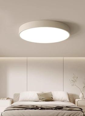 约现代正方形led圆芯书房中山简CUC卧室灯灯吸顶灯极简形主卧室灯